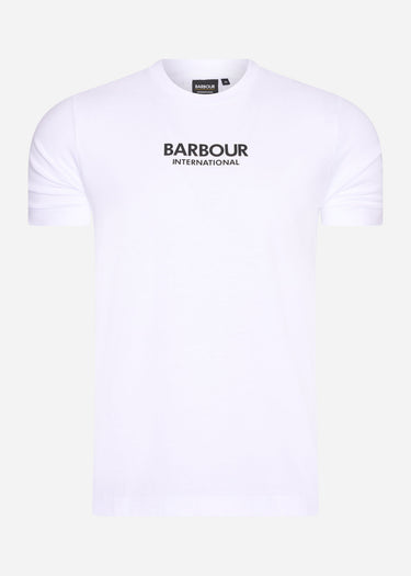 Barbour International T-shirts  Formula tee - white