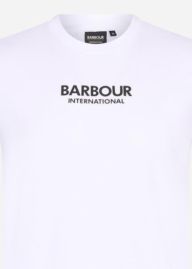 Barbour International T-shirts  Formula tee - white