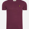 Lyle & Scott T-shirts Plain t-shirt - burgundy