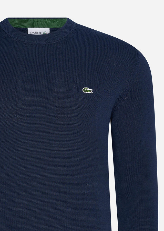 Lacoste Pullover Cotton sweater - navy blue