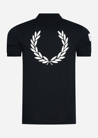 Fred Perry Polo's  Badge polo shirt - black