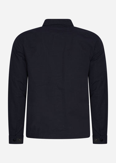 Marshall Artist Overshirts  Cotton ripstop overshirt - navy