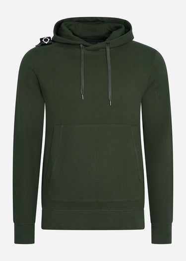 MA.Strum Hoodies Core overhead hoody - oil slick