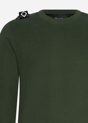 MA.Strum Truien Core crew sweat - oil slick