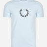 Fred Perry T-shirts Laurel wreath graphic t-shirt - light ice