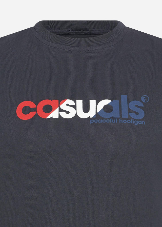 Peaceful Hooligan T-Shirts Casuals rwb t-shirt - navy