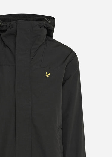 Lyle & Scott Jassen Hooded parka - jet black