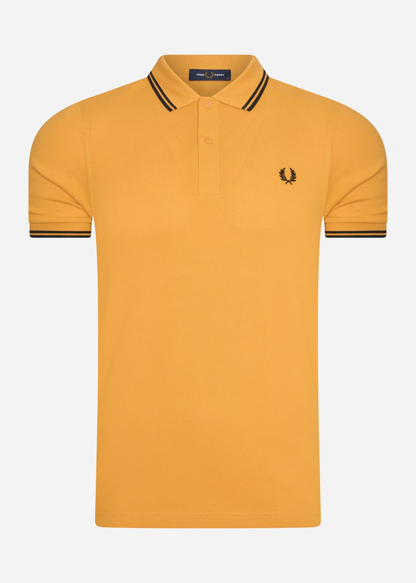 Fred Perry Polo's Twin tipped fred perry shirt - gold black black