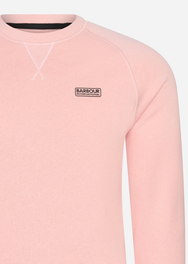 Barbour International Pullover Essential crew sweat - pink cinder
