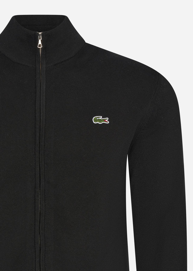 Lacoste Sweatjacken A Zip through sweater - black