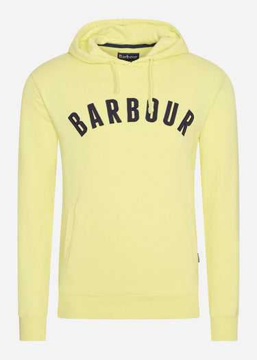 Barbour Hoodies Acton hoodie - lemon zest