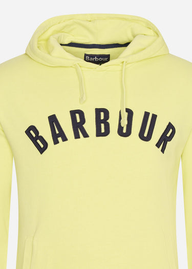 Barbour Hoodies Acton hoodie - lemon zest