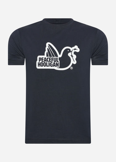 Peaceful Hooligan T-shirts Outline - navy