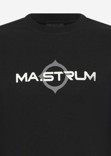 MA.Strum Longsleeve Tees LS logo print tee - jet black