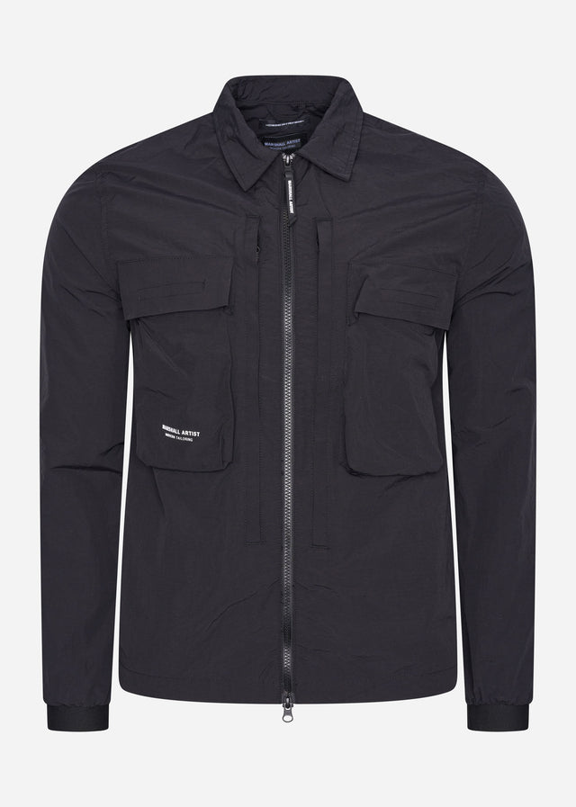 Marshall Artist Overshirts Forte polyamide overshirt - black