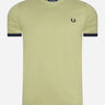 Fred Perry T-shirts Ringer t-shirt - sage green