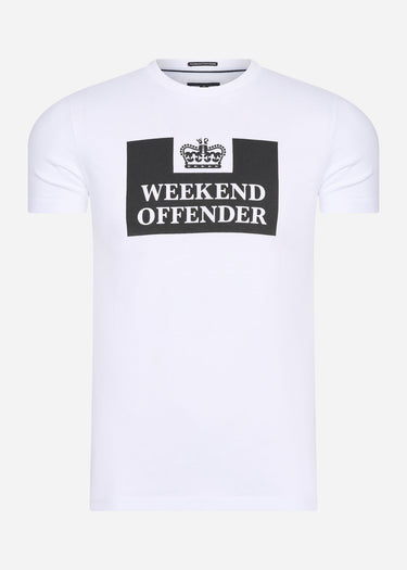 Weekend Offender T-shirts  Prison - white