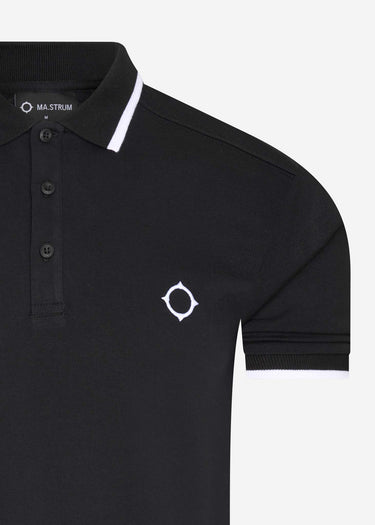 MA.Strum Polo's SS jersey polo - jet black