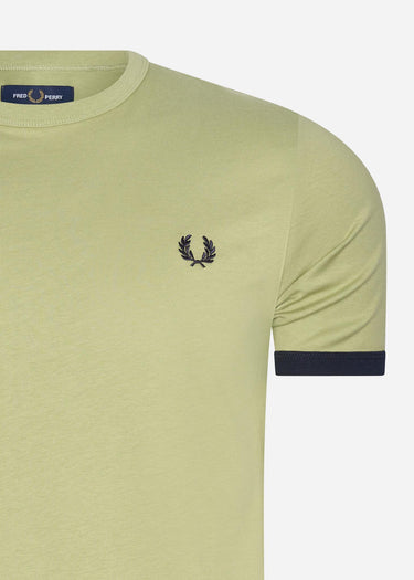 Fred Perry T-shirts Ringer t-shirt - sage green