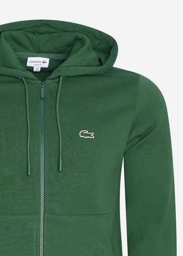 Lacoste Vesten  Zip through hoodie - green