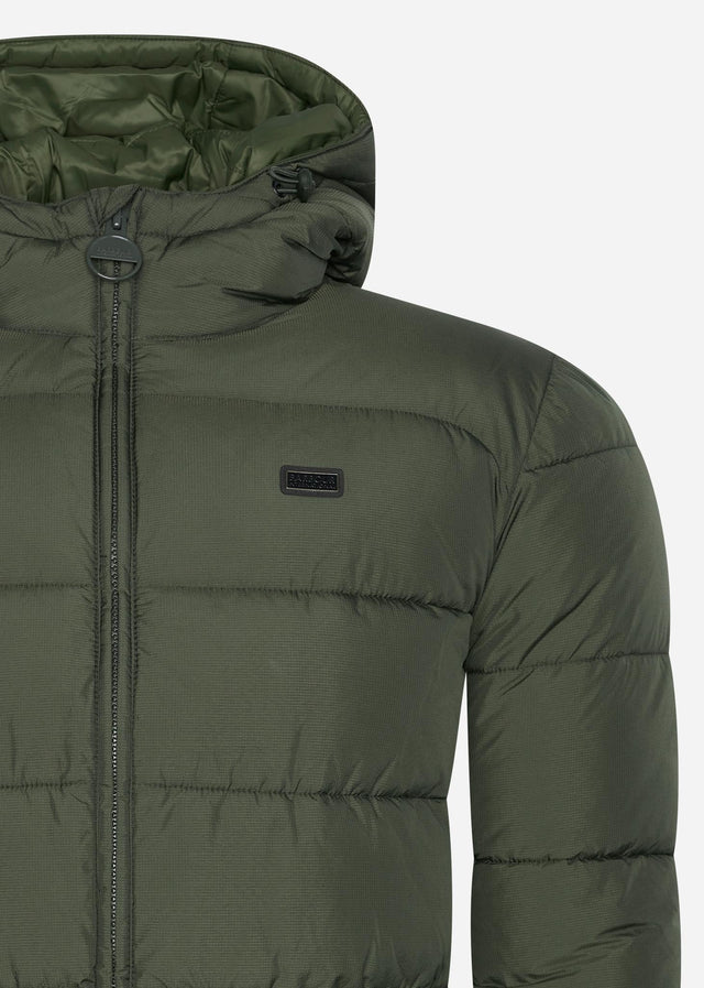 Barbour International Jacken Court quilt - sage