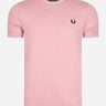 Fred Perry T-shirts Ringer t-shirt - chalky pink