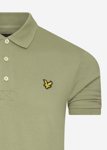 Lyle & Scott Polo's  Plain polo shirt - moss