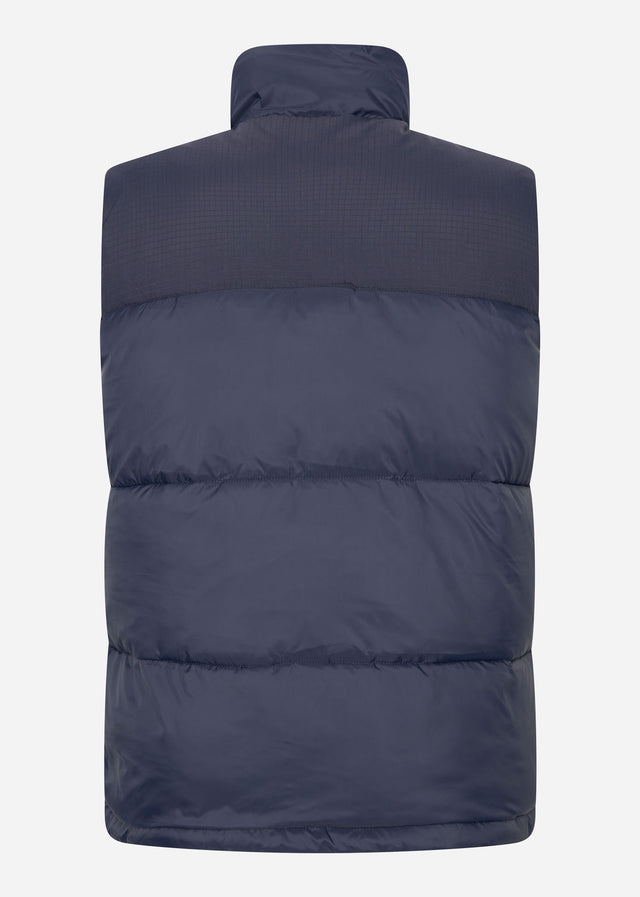 Lyle & Scott Westen Wadded gilet - dark navy