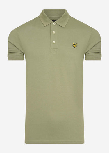 Lyle & Scott Polo's  Plain polo shirt - moss