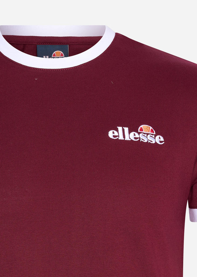 Ellesse T-Shirts Meduno tee - burgundy