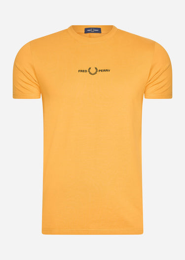 Fred Perry T-shirts  Embroidered t-shirt - gold
