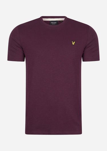 Lyle & Scott T-shirts Slub t-shirt - burgundy