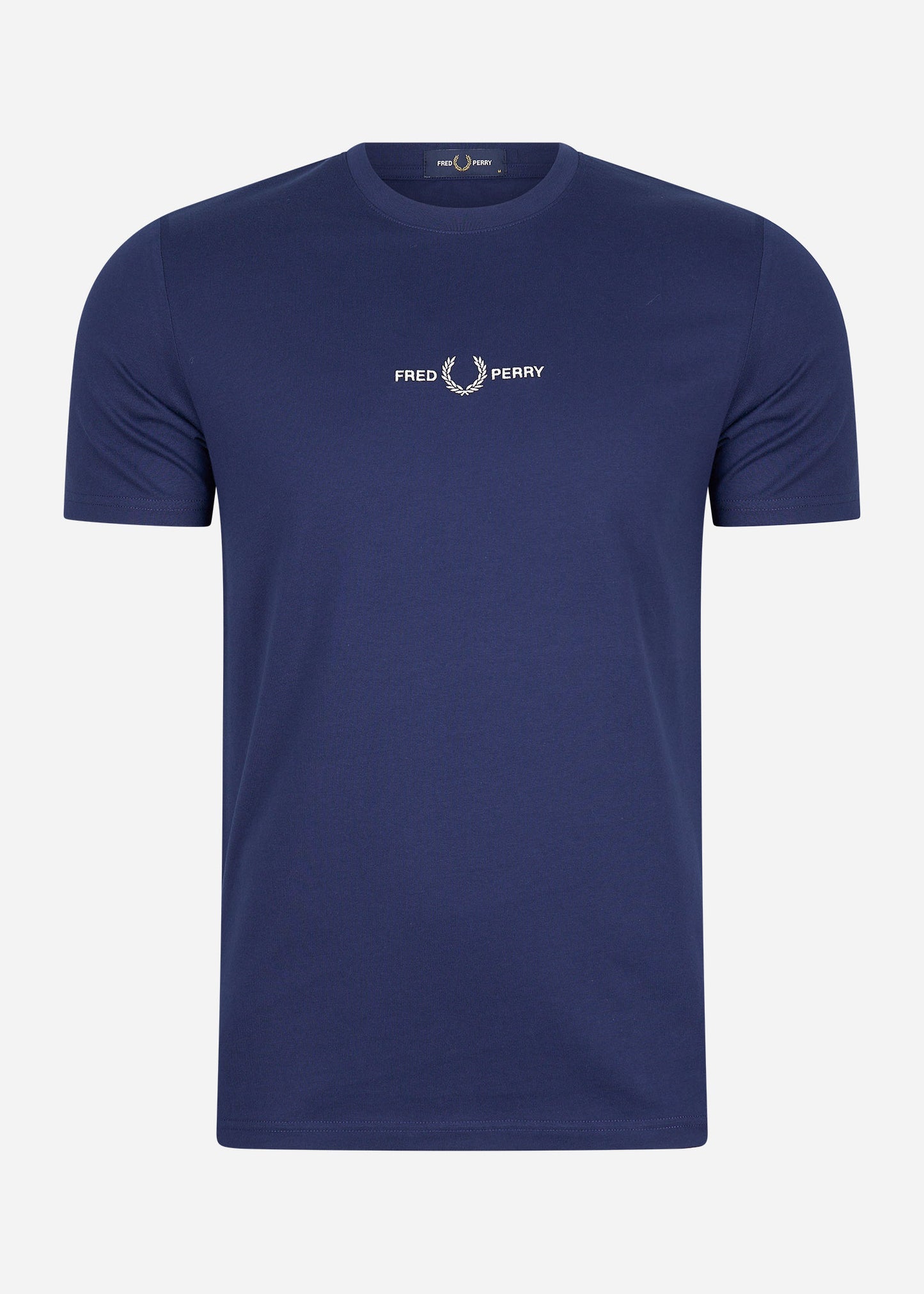 Fred Perry T-shirts Embroidered t-shirt - french navy