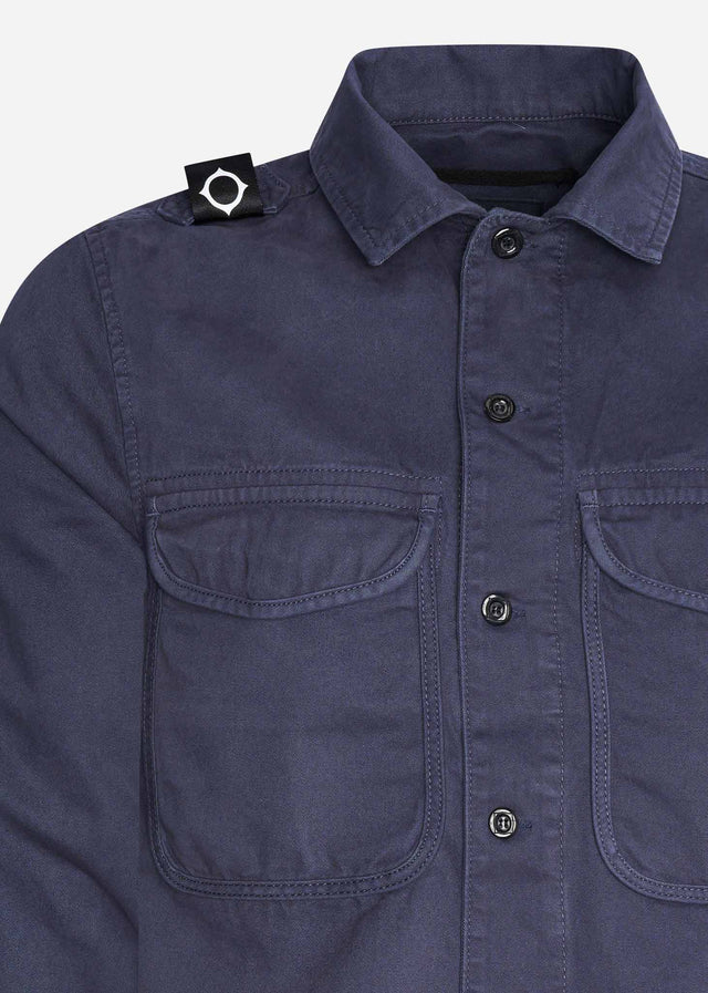 MA.Strum Overshirts Two pocket overshirt - ink navy
