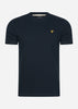 Lyle & Scott T-shirts Crest tipped t-shirt - dark navy
