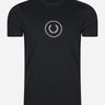 Fred Perry T-shirts Circle branding t-shirt - black