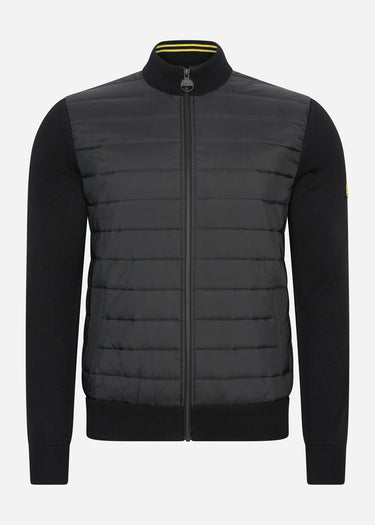 Barbour International Vesten Legacy baffle zip thru - black