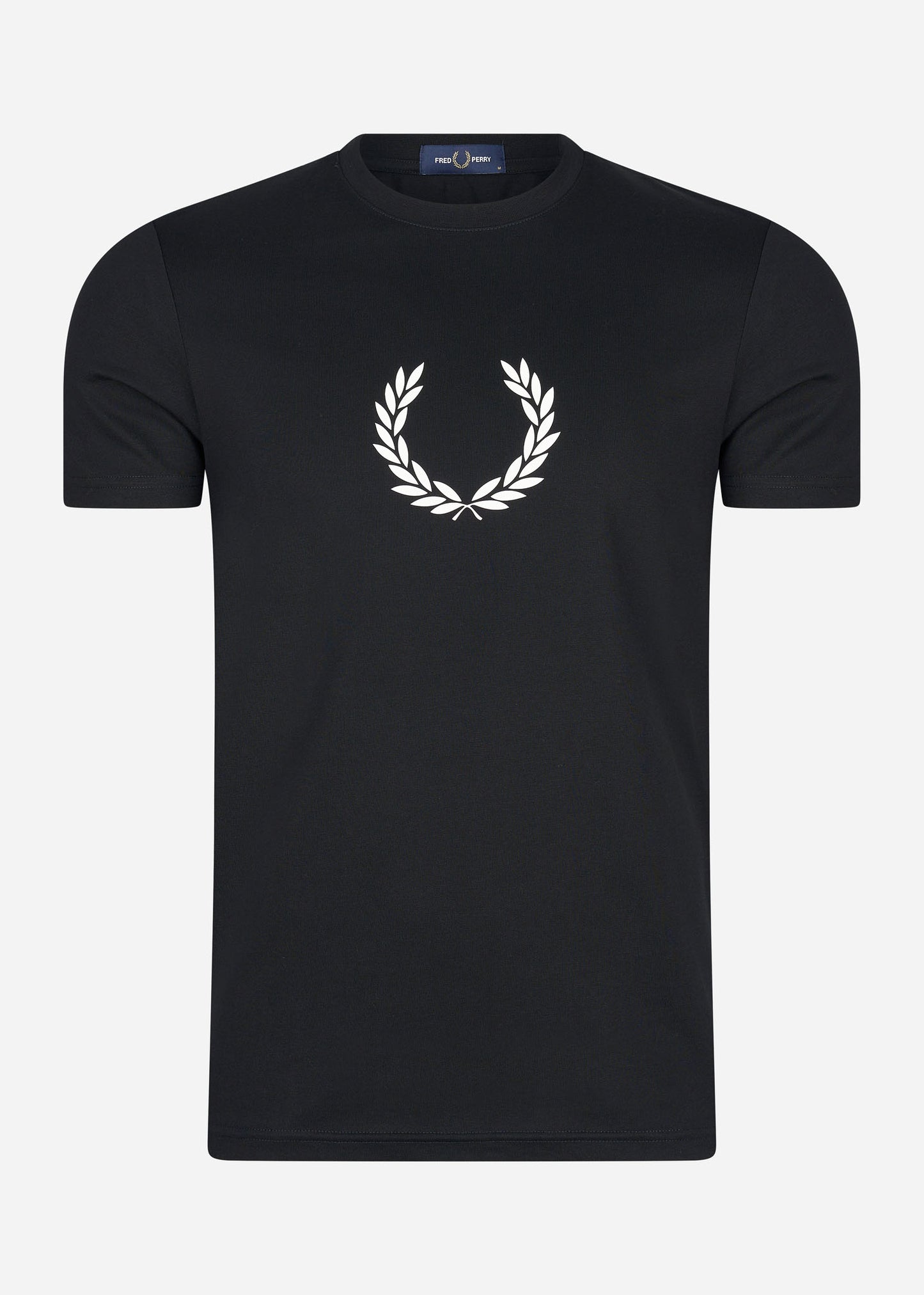 Fred Perry T-shirts Laurel wreath graphic t-shirt - black