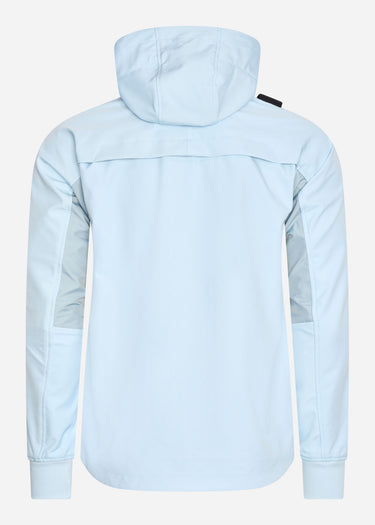 MA.Strum Jassen Softshell hooded jacket - illusion blue