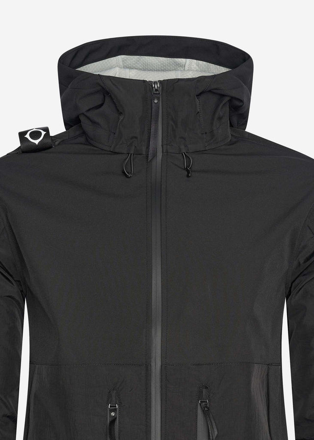 MA.Strum Jacken Softshell hooded jacket - jet black