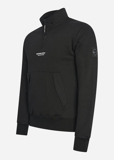 Marshall Artist Truien Siren 1/4 zip - black