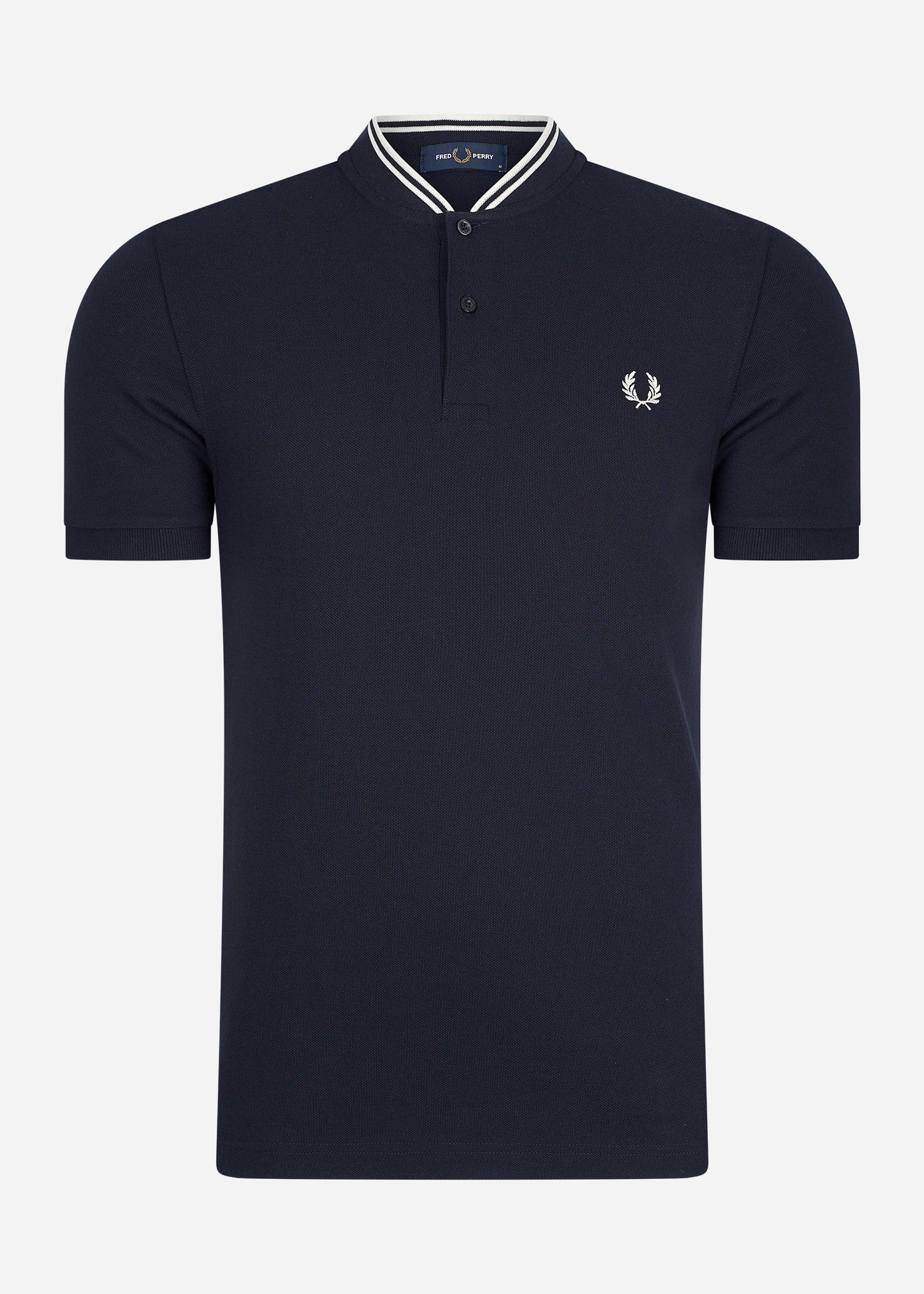 Fred Perry Polo's Bomber collar polo shirt - navy