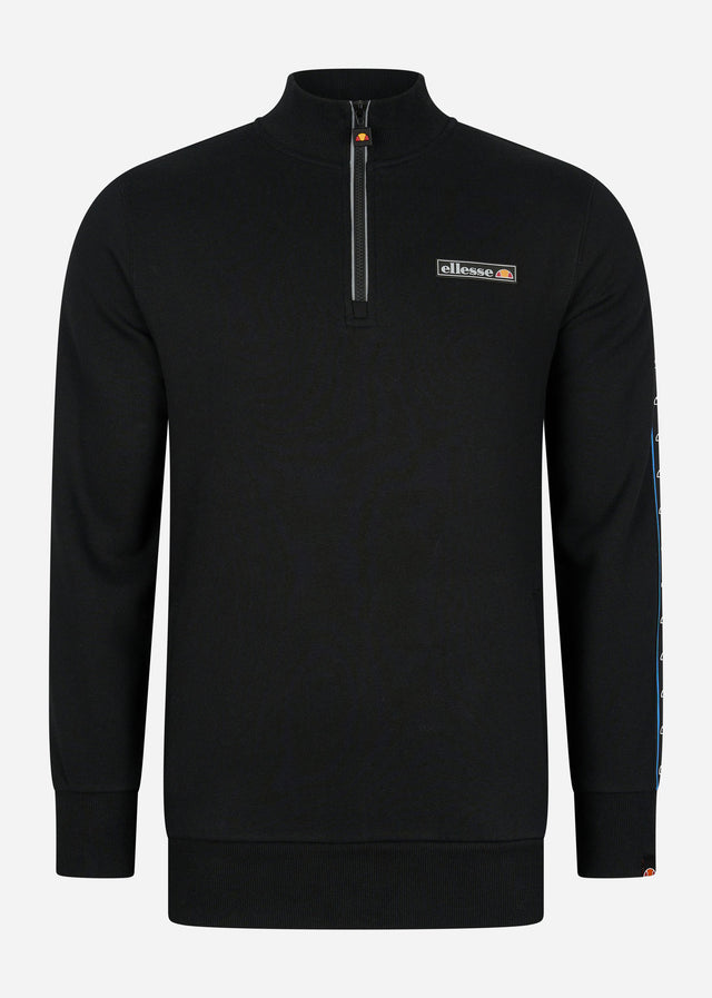 Ellesse Pullover Chimenco half zip track top - black