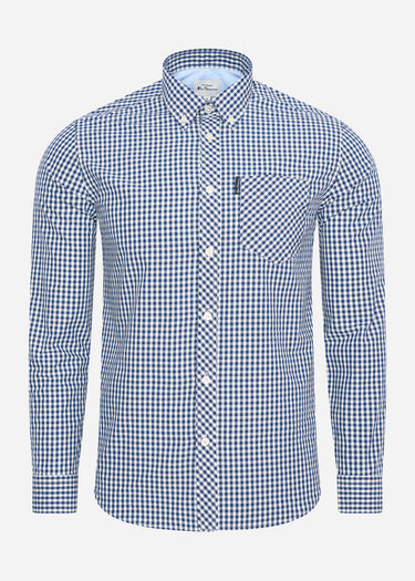 Ben Sherman Overhemden  Gingham shirt - dark blue