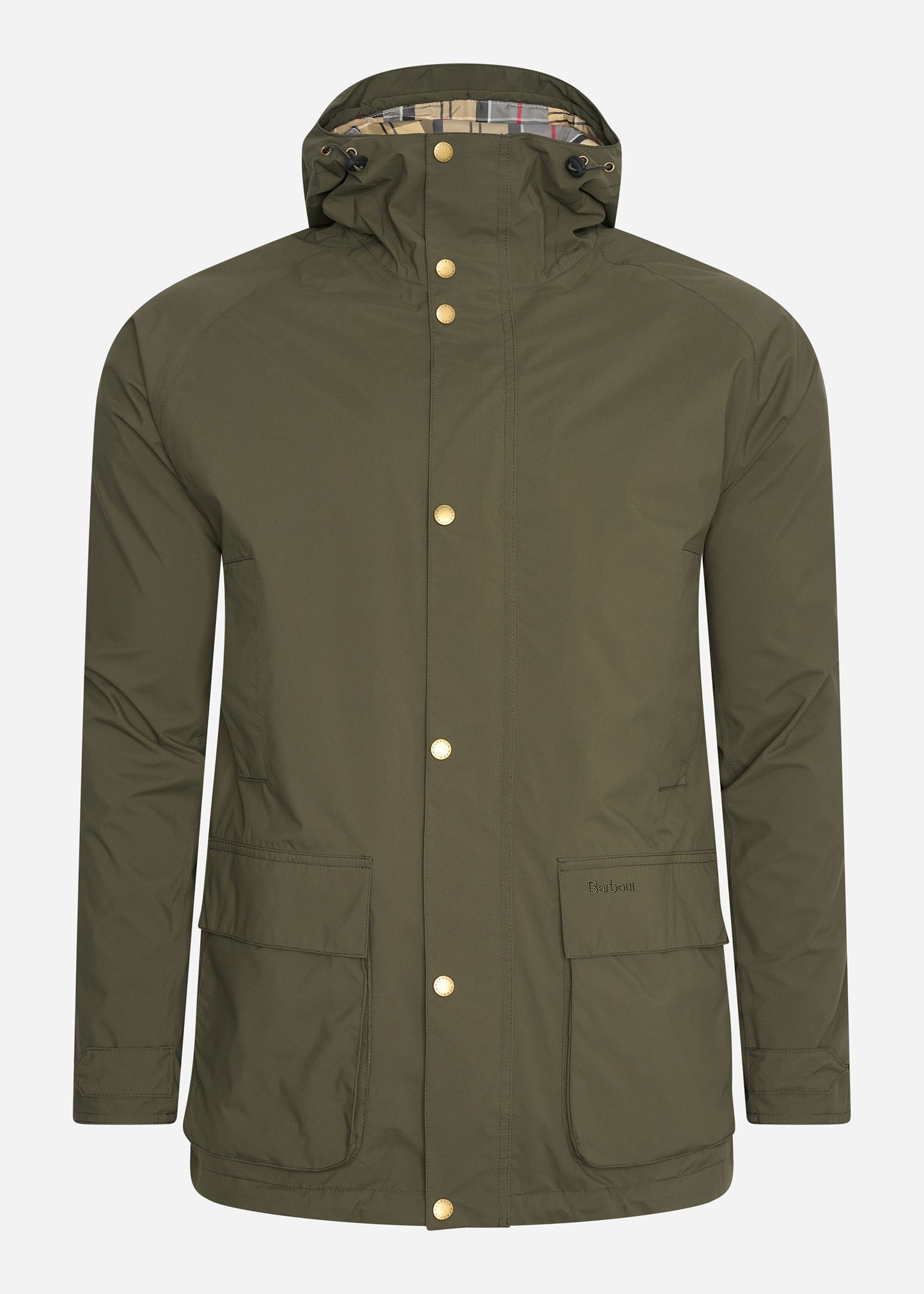 Barbour Jassen Waterproof hooded bedale - olive dress