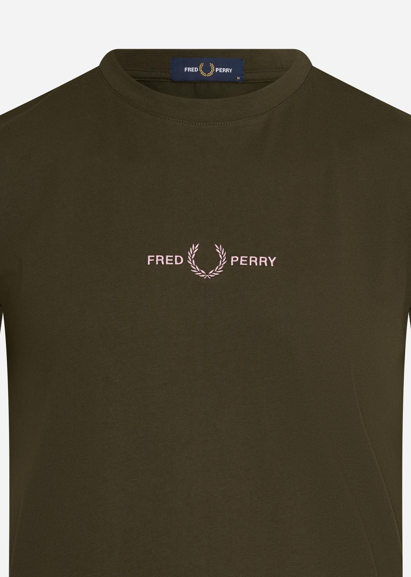 Fred Perry T-shirts Embroidered t-shirt - hunting green