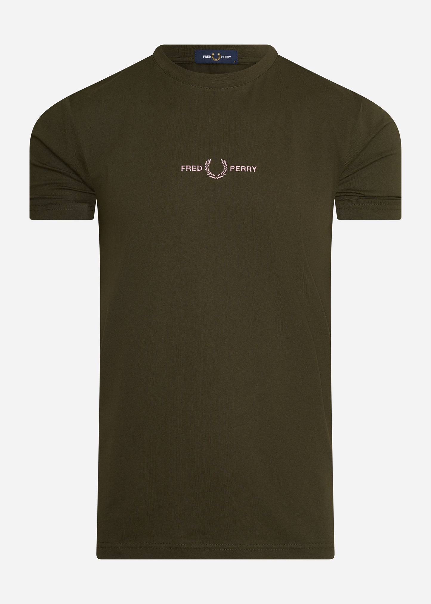 Fred Perry T-shirts Embroidered t-shirt - hunting green