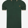 Fred Perry Polo's Twin tipped polo - evergreen