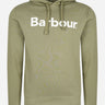 Barbour Hoodies Logo popover hoodie - bleached olive