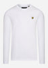 Lyle & Scott Longsleeve Tees L/S t-shirt - white